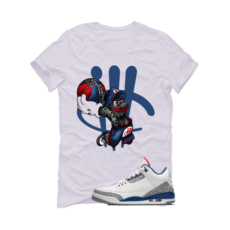 Air Jordan 3 True Blue Matching T-Shirt