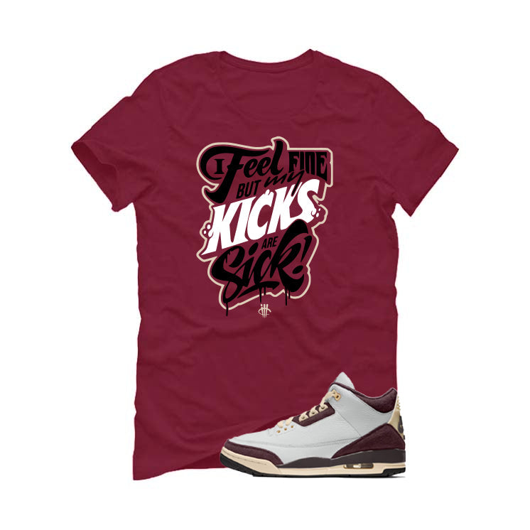 A Ma Maniere x Air Jordan 3 Burgundy Crush Matching T-Shirt, Sweatshirts, & Hoodies