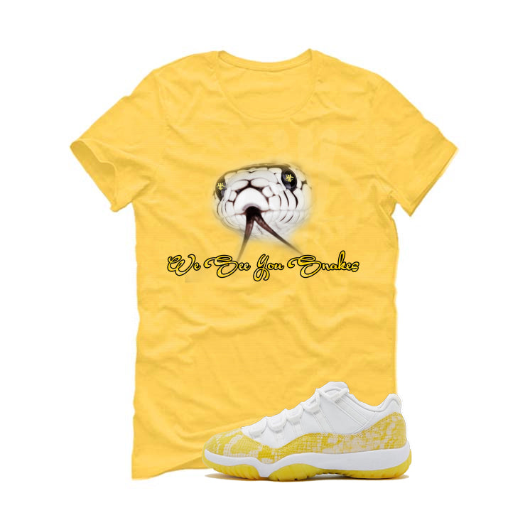 Air Jordan 11 Low WMNS “Yellow Snakeskin” Matching T-Shirt, Sweatshirts, & Hoodies