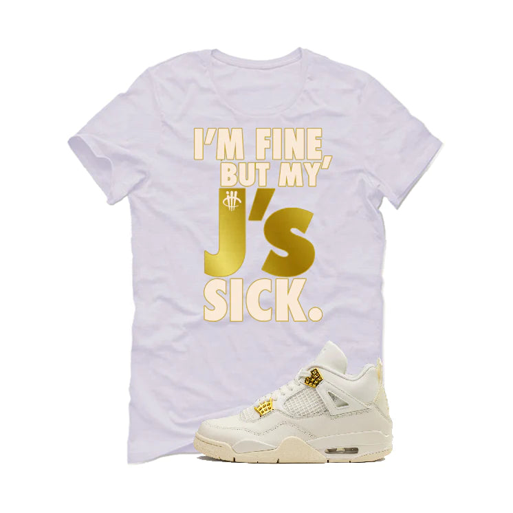 Air Jordan 4 WMNS “Metallic Gold”  Matching T-Shirt, Sweatshirts, & Hoodies