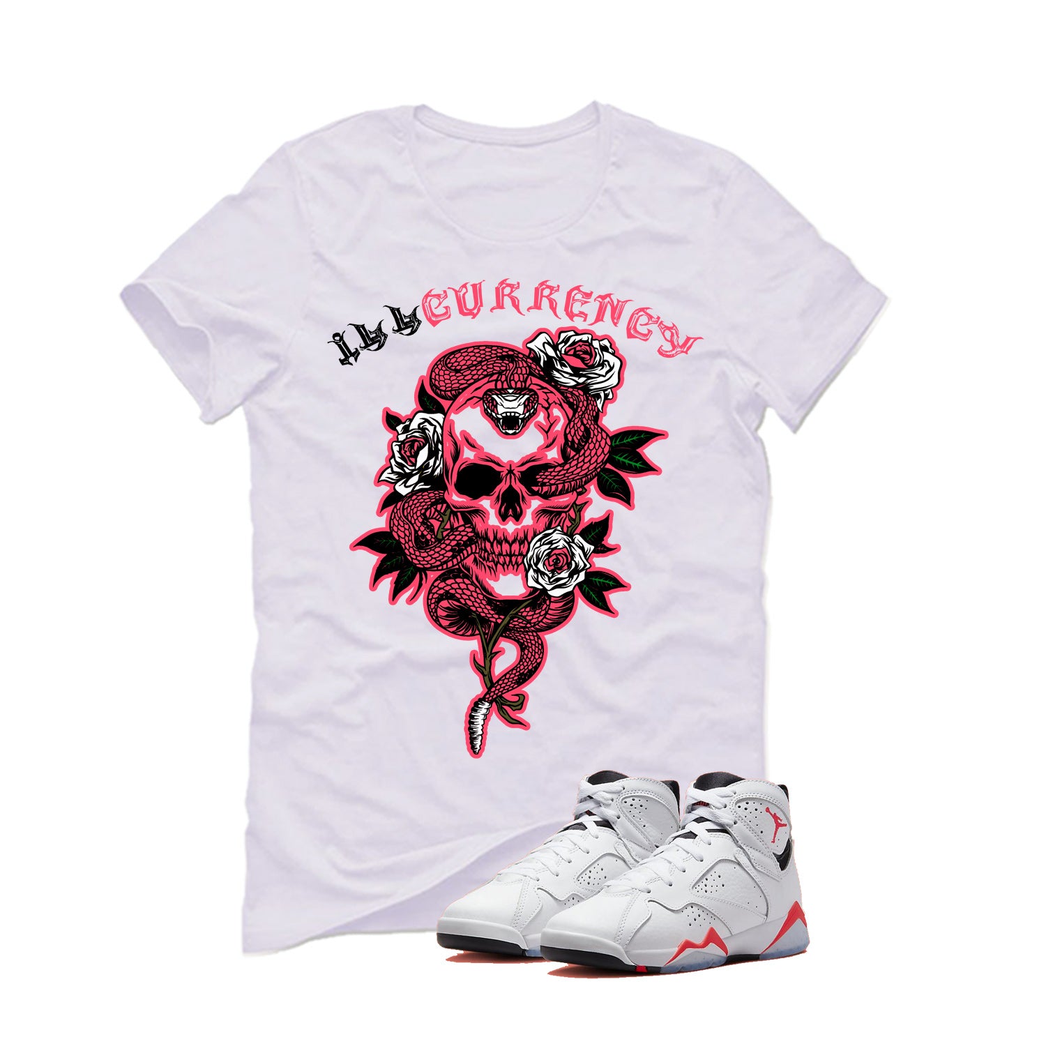 Air Jordan 7 Retro White Infrared Matching T-Shirt, Sweatshirts, & Hoodies
