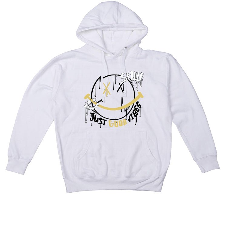 Air Jordan 11 Gratitude | ILLCURRENCY White T-Shirt (Smile)