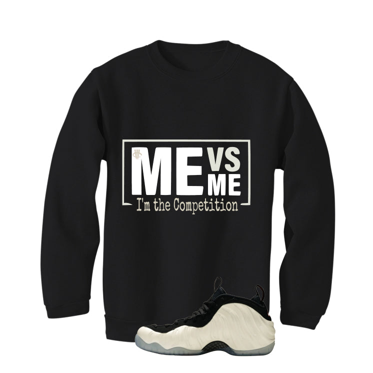 Nike Foamposite Pro Pearl Matching T-Shirt, Sweatshirts & Hoodies Black T-Shirt (Me vs Me)| illcurrency