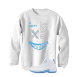 Air Jordan 12 Melo White T-Shirt (Be Happy)| illcurrency