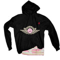 Travis Scott x Air Jordan 1 Low OG Shy Pink Matching T-Shirt, Sweatshirts, & Hoodies Black T-Shirt (Cactus Jack)