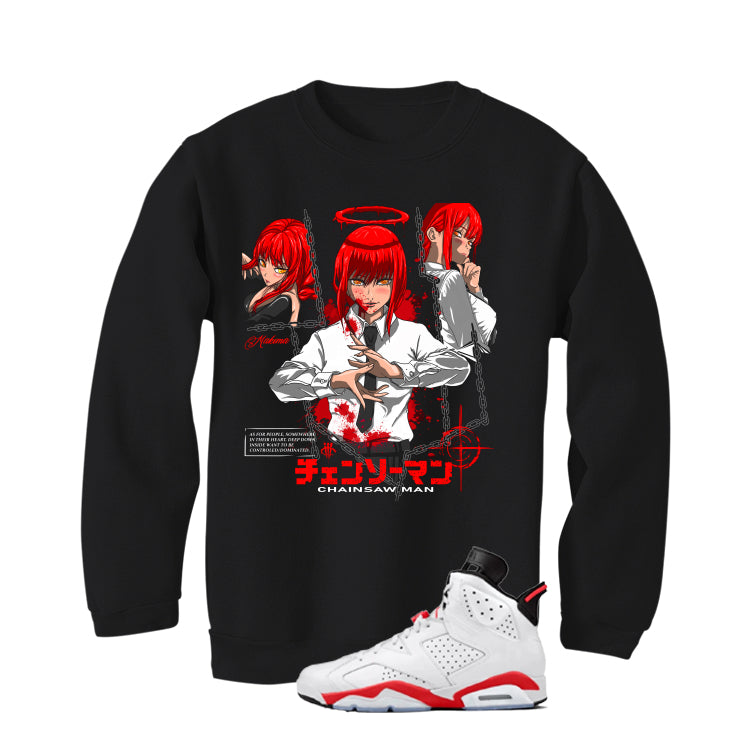 Air Jordan 6 White Infrared Matching T-Shirt Makima