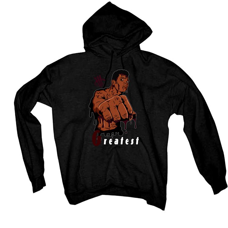 Air Jordan 5 Burgundy - Black T-Shirt (THE GREATEST)