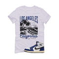 Air Jordan 1 Rare Air Deep Royal Blue White T-Shirt (Los Angeles)| illcurrency