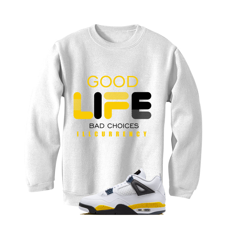 Air Jordan 4 Tour Yellow Matching T-Shirt Bad Choices