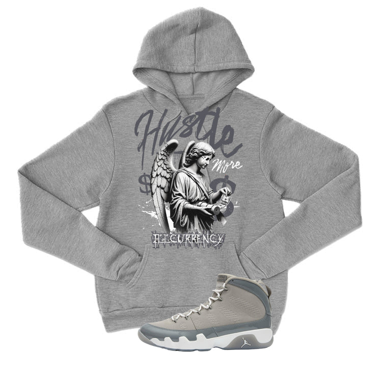 Air Jordan 9 Cool Grey Grey T-Shirt (Hustle More)| illcurrency