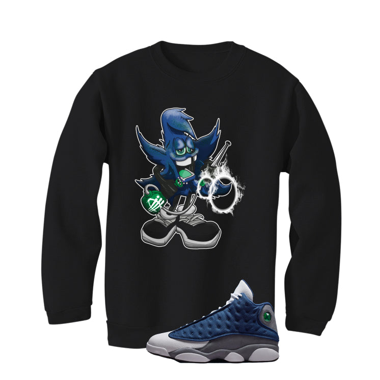 Air Jordan 13 Flint Black T-Shirt (Bad Weed)| illcurrency