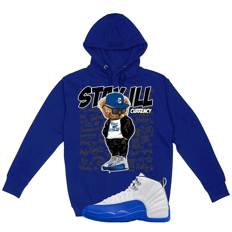 Air Jordan 12 Blueberry Royal Blue T-Shirt (Stay ill Bear)| illcurrency