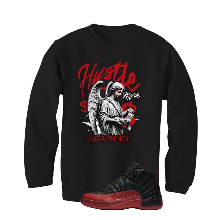 Air Jordan 12 Flu Game 2025 Black T-Shirt (Hustle More)| illcurrency