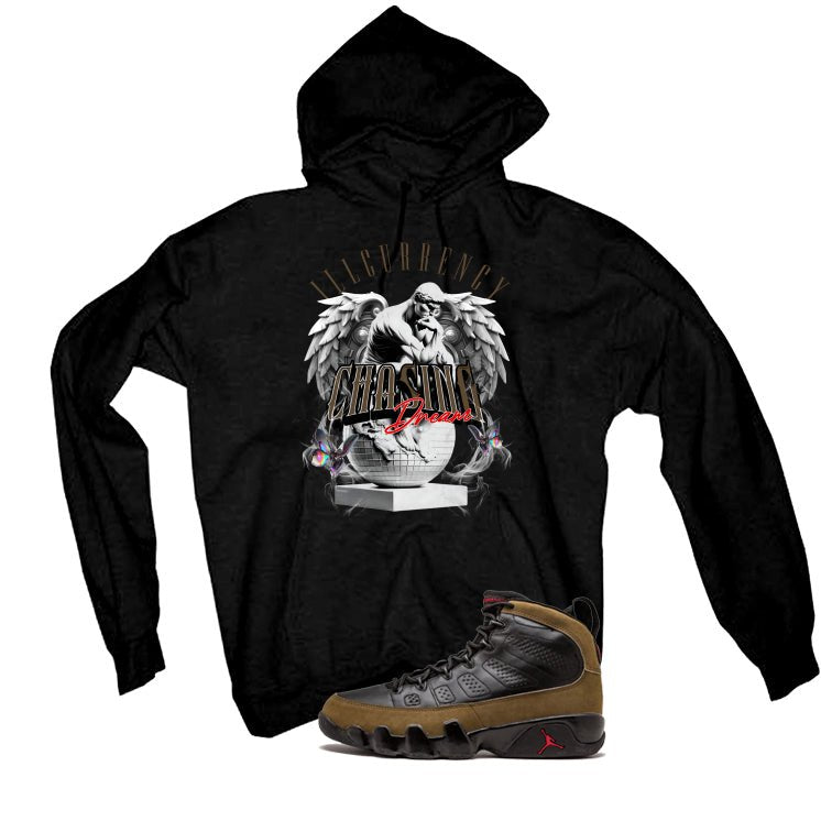 Air Jordan 9 Olive Black T-Shirt (Chasing Dreams)| illcurrency