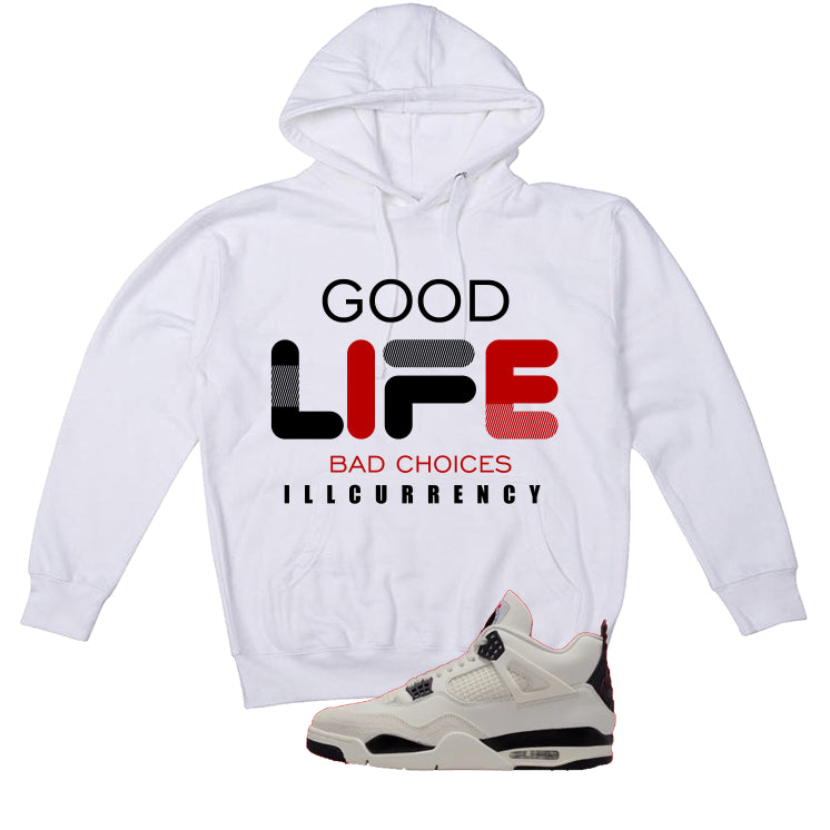 Air Jordan 4 Flight Club Matching T-Shirt, Sweatshirts & Hoodies White T-Shirt (Bad Choices)| illcurrency
