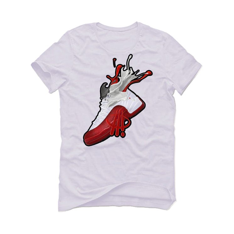 Air Jordan 12 OG “Cherry” White T-Shirt (SPLASH CHERRY)