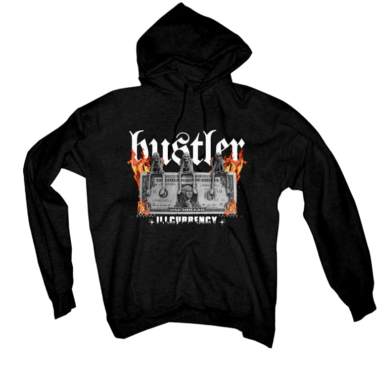 Air Jordan 4 Black Cat Matching T-Shirt, Sweatshirts & Hoodies Black T-Shirt (See No Evil Hustler)| illcurrency