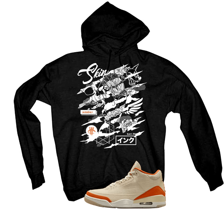 Air Jordan 3 WMNS Starfish Black T-Shirt (Skin And Ink)| illcurrency