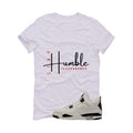 Air Jordan 4 Flight Club Matching T-Shirt, Sweatshirts & Hoodies White T-Shirt (Stay Humble)| illcurrency