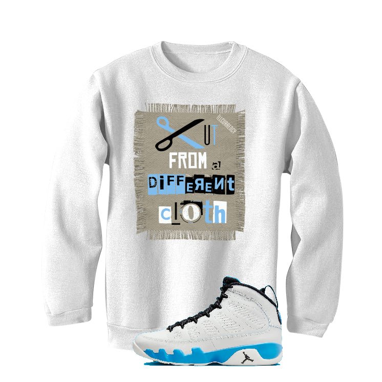 Air Jordan 9 “Powder Blue” | illcurrency White T-Shirt (Cut from a different cloth)