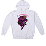 J Balvin x Air Jordan 3 Medellin Sunset - White T-Shirt (Snake skeleton rose)