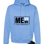 Air Jordan 5 Black/University Blue Matching T-Shirt Carolina Blue T-Shirt (Me Vs Me)| illcurrency