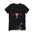 Air Jordan 5 Black Metallic Reimagined Black T-Shirt (Loser)| illcurrency