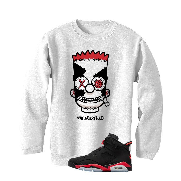 Air Jordan 6 Reverse Infrared Matching T-Shirt, Sweatshirts & Hoodies White T-Shirt (Misunderstood)| illcurrency