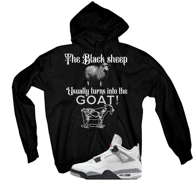 Air Jordan 4 White Cement Black T-Shirt (the black sheep usually turns into the GOAT!)| illcurrency