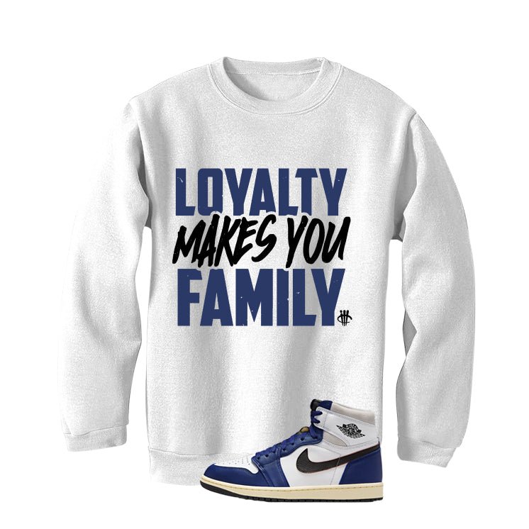 Air Jordan 1 Rare Air Deep Royal Blue White T-Shirt (Loyalty)| illcurrency