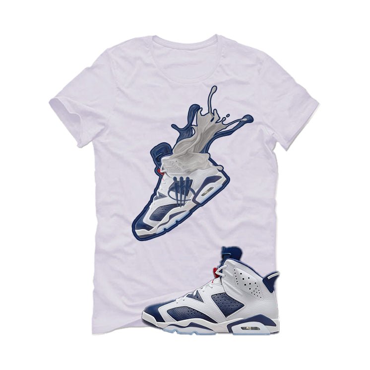 Air Jordan 6 Olympic White T-Shirt (SPLASH 6)| illcurrency
