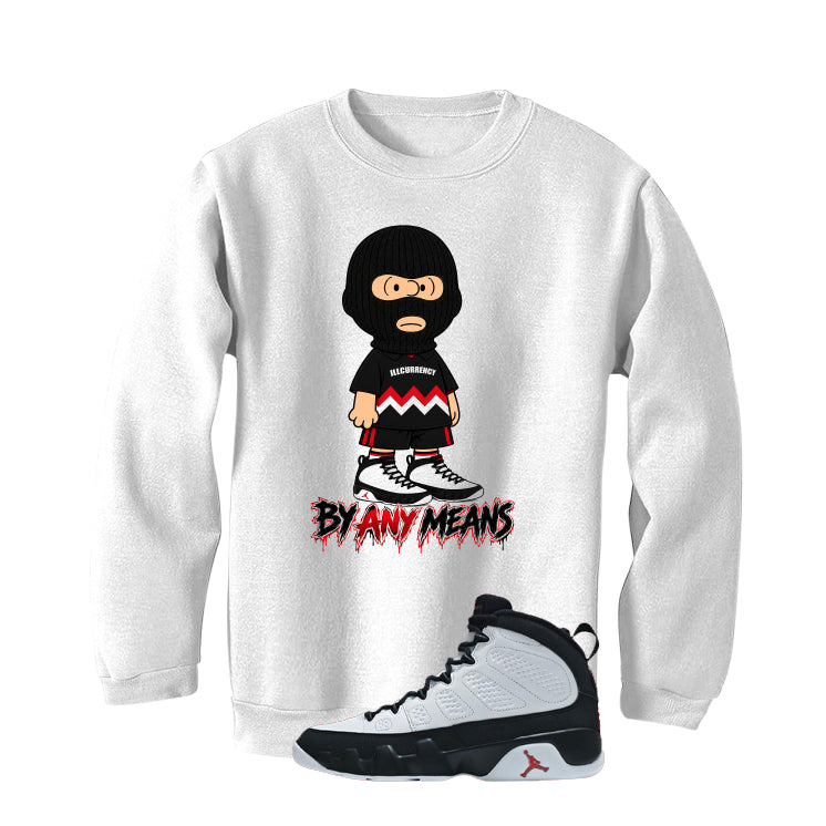Air Jordan 9 OG Space Jam Matching T-Shirt By Any Means