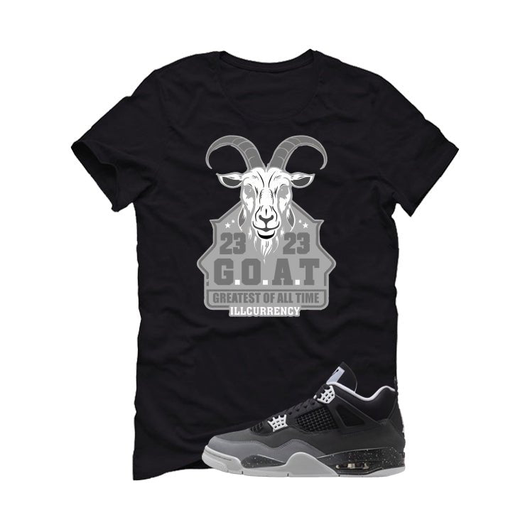 Air Jordan 4 Fear Pack Black T-Shirt (GOAT 23)| illcurrency