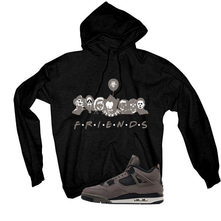 Air Jordan 4 Cave Stone Black T-Shirt (Friends)| illcurrency