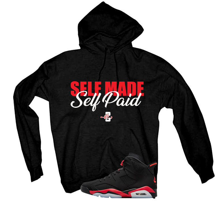 Air Jordan 6 Reverse Infrared Matching T-Shirt, Sweatshirts & Hoodies Black T-Shirt (Self Made)| illcurrency