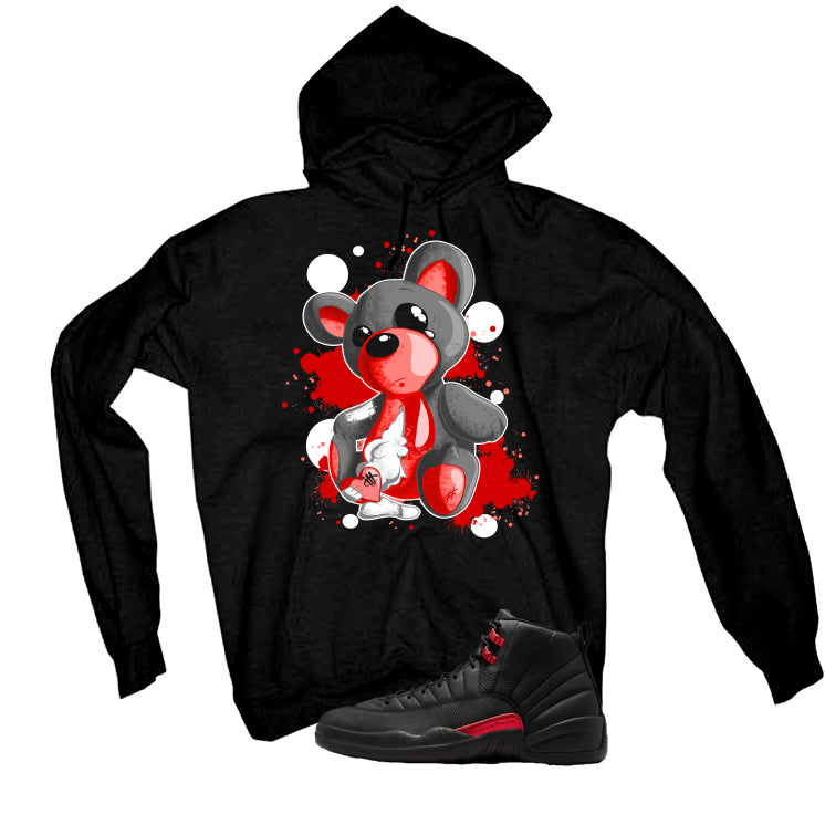 Air Jordan 12 Bloodline Matching T-Shirt, Sweatshirts, & Hoodies Black T-Shirt (Big Teddy)| illcurrency