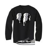 Air Jordan 1 Low OG Shadow Black T-Shirt (Heart)