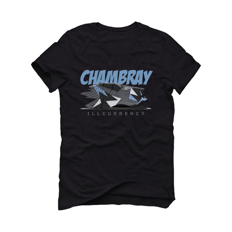 Air Jordan 7 “Chambray” | illcurrency Black T-Shirt (Chambray)