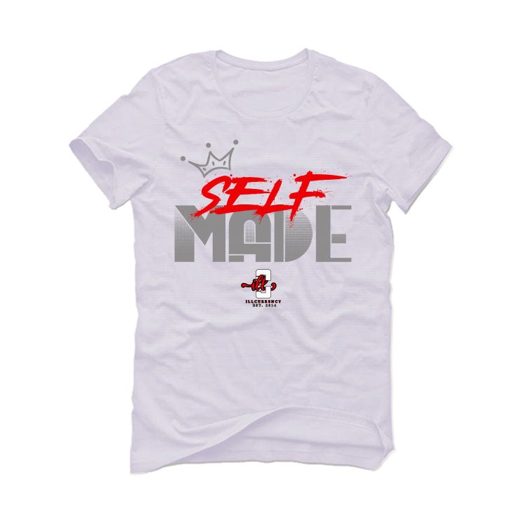Air Jordan 13 Wolf Grey - White T-Shirt (Self Made)