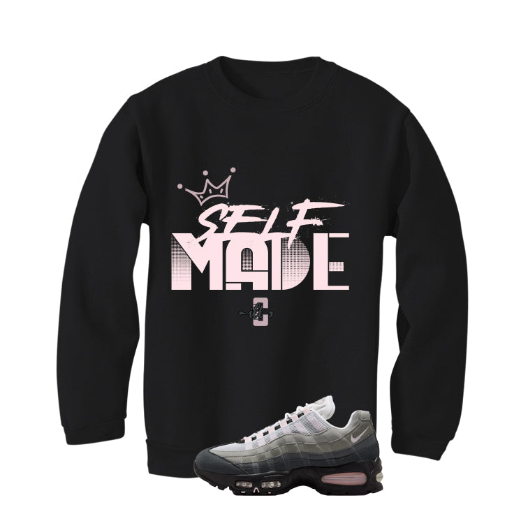 Nike Air Max 95 Pink Foam Matching T-Shirt, Sweatshirts, & Hoodies Black T-Shirt (Self Made)| illcurrency