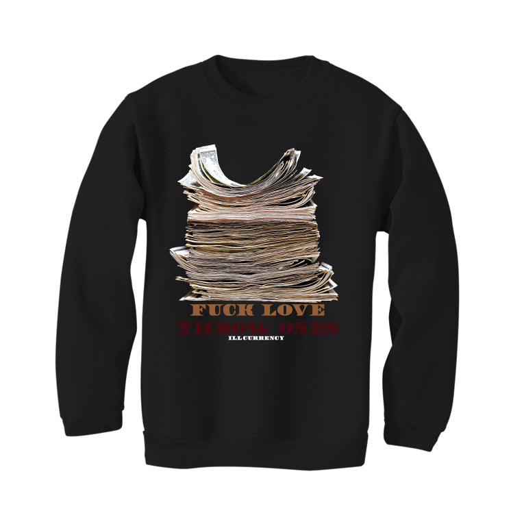Air Jordan 1 High OG Love The Game Matching T-Shirt Black T-Shirt (Fck Love)| illcurrency