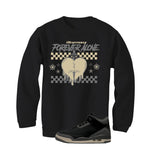 A Ma Maniere x Air Jordan 3 Black Black T-Shirt (Forever Alone)| illcurrency