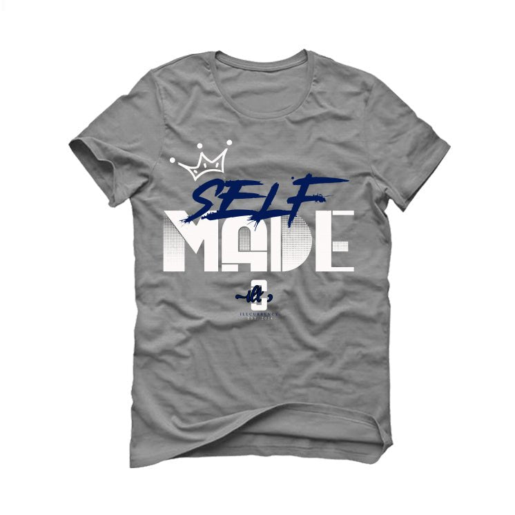 Air Jordan 5 “Georgetown” | illcurrency Grey T-Shirt (Self Made)