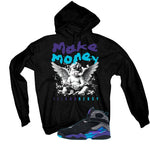 Air Jordan 8 OG Aqua Black T-Shirt (Make Money)| illcurrency