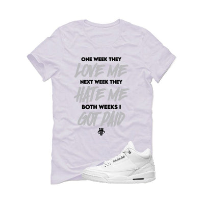 Air Jordan 3 Pure Money White T-Shirt (paid)| illcurrency