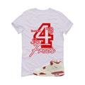 Air Jordan 4 Valentine’s Day (Sierra Red) Matching T-Shirt, Sweatshirts & Hoodies White T-Shirt (4s Stay Fresh)| illcurrency