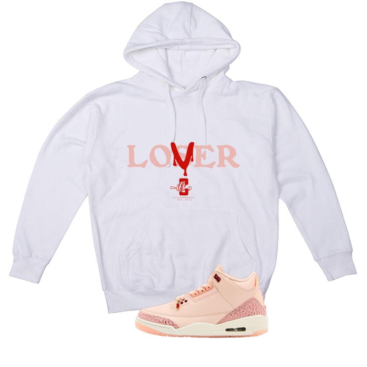 Air Jordan 3 Valentine’s Day White T-Shirt (Loser)| illcurrency
