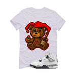 Air Jordan 4 White Cement White T-Shirt (Teddy Henny)| illcurrency