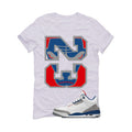 Air Jordan 3 True Blue Matching T-Shirt White T-Shirt (23)| illcurrency