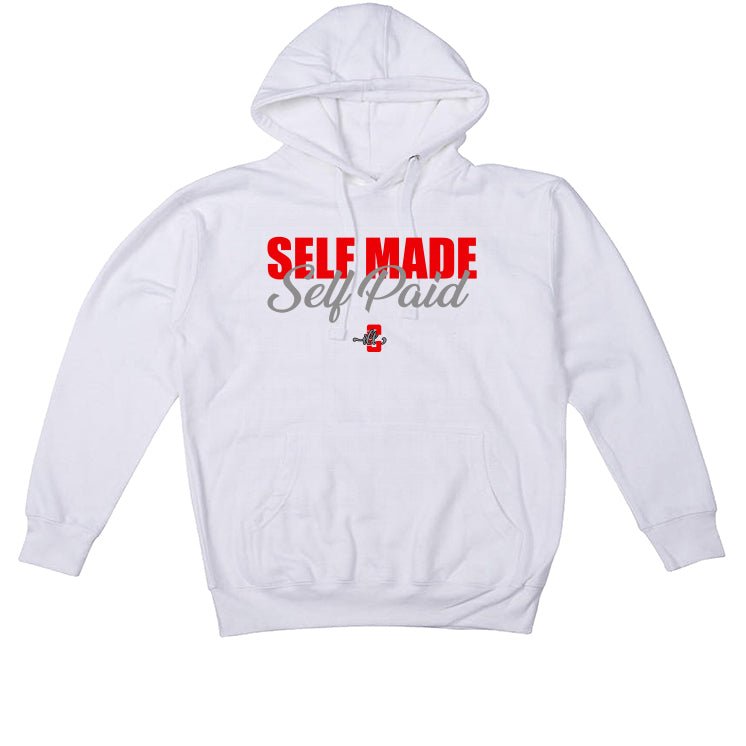 Air Jordan 13 Wolf Grey - White T-Shirt (Self Made Self Paid)